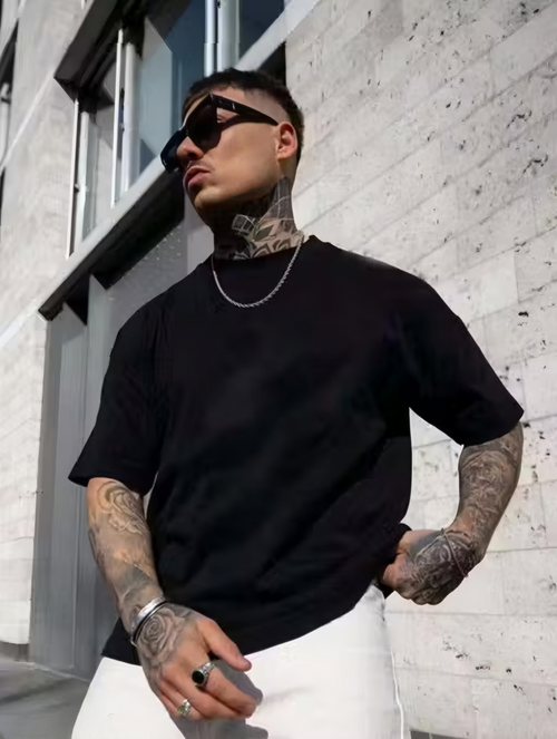 "TENACITY" Oversized Streetwear Tee – Punch Through Limits